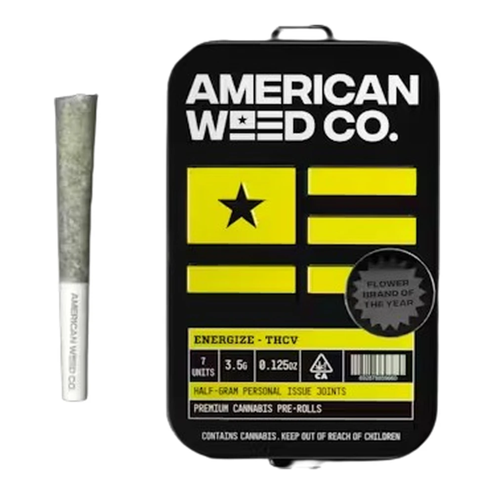 American Weed Company - American Weed Company | Tangie Poison | THCV Diamond Infused Pre-Roll 7pk | 3.5g Main Image