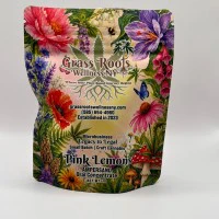 Grass Roots Wellness - Grassroots Wellness - Pink Lemons Ampersand - 67.19mg - Hash Rosin Powder - Edible Main Image