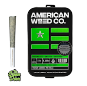 AMERICAN WEED CO. - Lemon Cherry Gelato - Diamond Infused Preroll - 0.5g - 7PK