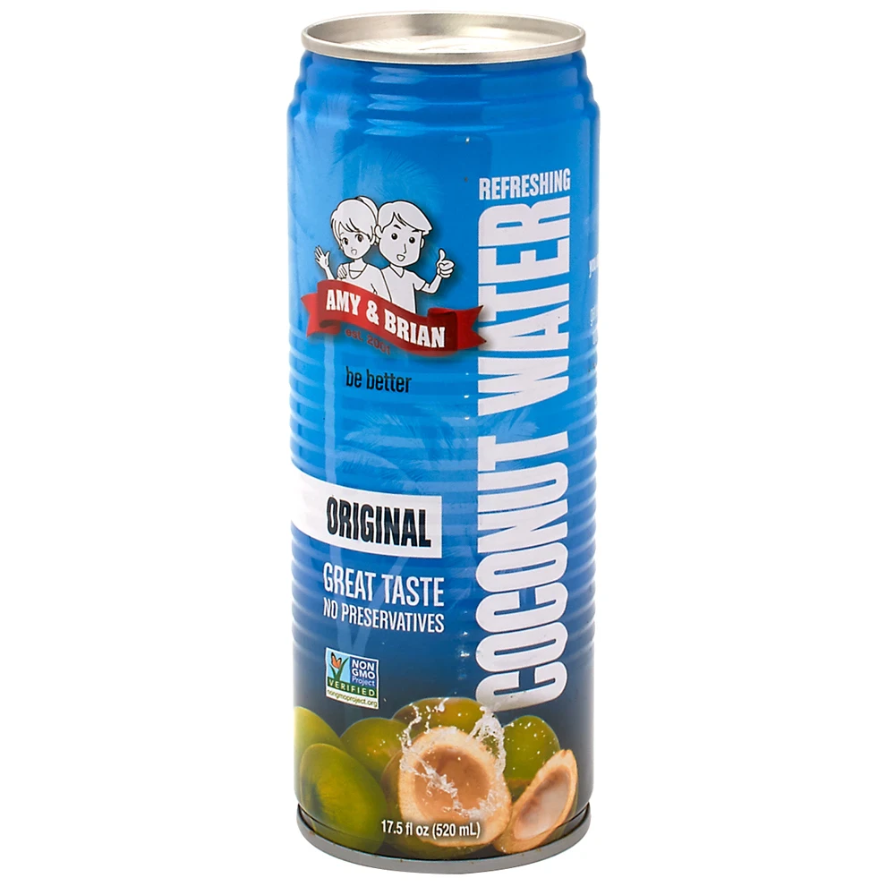 Amy & Brian - Amy & Brian - 17.5oz. Non-Infused Beverage - Coconut Juice  Main Image