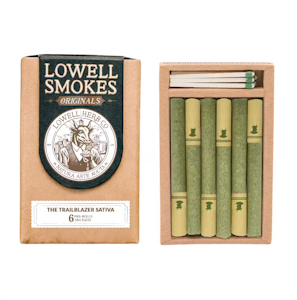 LOWELL HERB CO - LOWELL SMOKE - Trail Blazer - Premium Pre-roll [6 pack] 3.6g