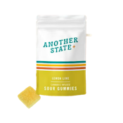 Sour Lemon Lime Gummies 10pk 100mg