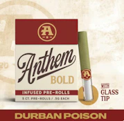 Durban Poison Infused 5pk Pre-Rolls - 2.5g