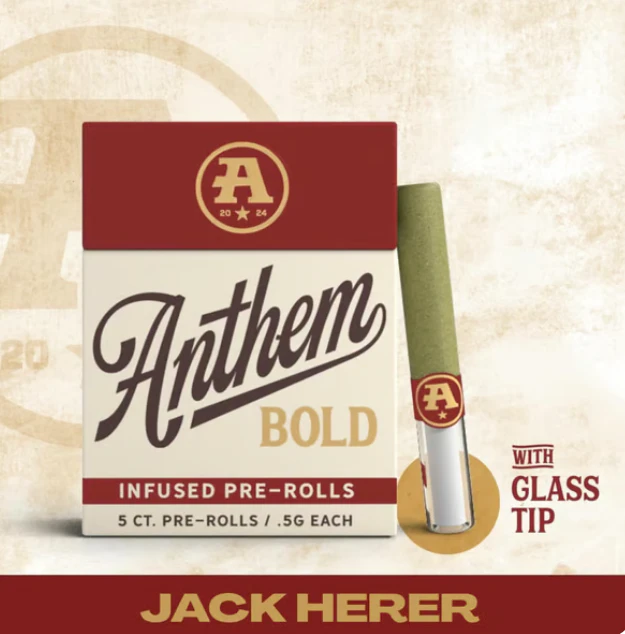 Anthem - Jack Herer Infused 5pk Pre-Rolls - 2.5g Main Image
