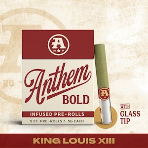 Anthem - Anthem BOLD - King Louis XIII - Glass Tip Infused 5pk