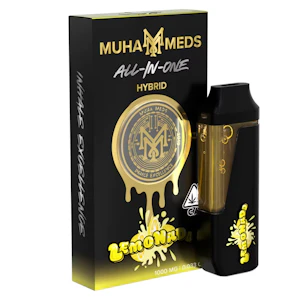 Muha Meds - Lemonado (H) 84.45% THC | Muha Meds | 1g All In One (Disposable)
