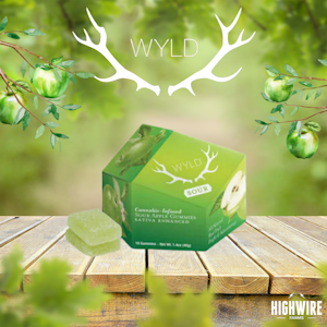 WYLD - WYLD Gummies Sour Apple 200mg