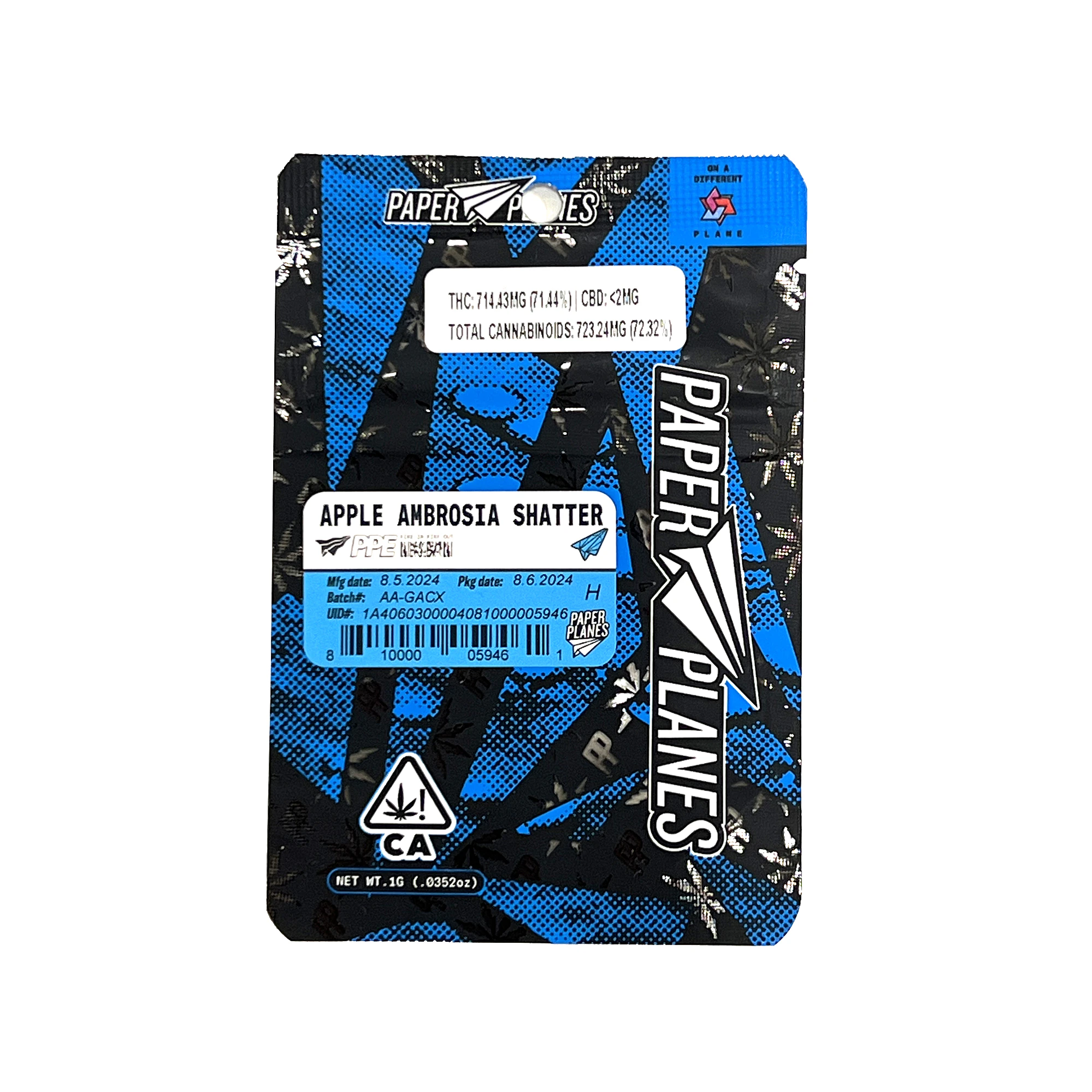 Paper Planes (MI) - Paper Planes Apple Ambrosia Shatter 1.0g Main Image