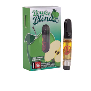 BOUJEE BLENDZ - Green Apple, Liquid Diamonds, 1g