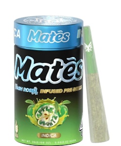 MUHA MEDS - Muha Meds - Apple Gruntz - 3g Mates Hash Rosin Infused Pre Rolls - 5pk