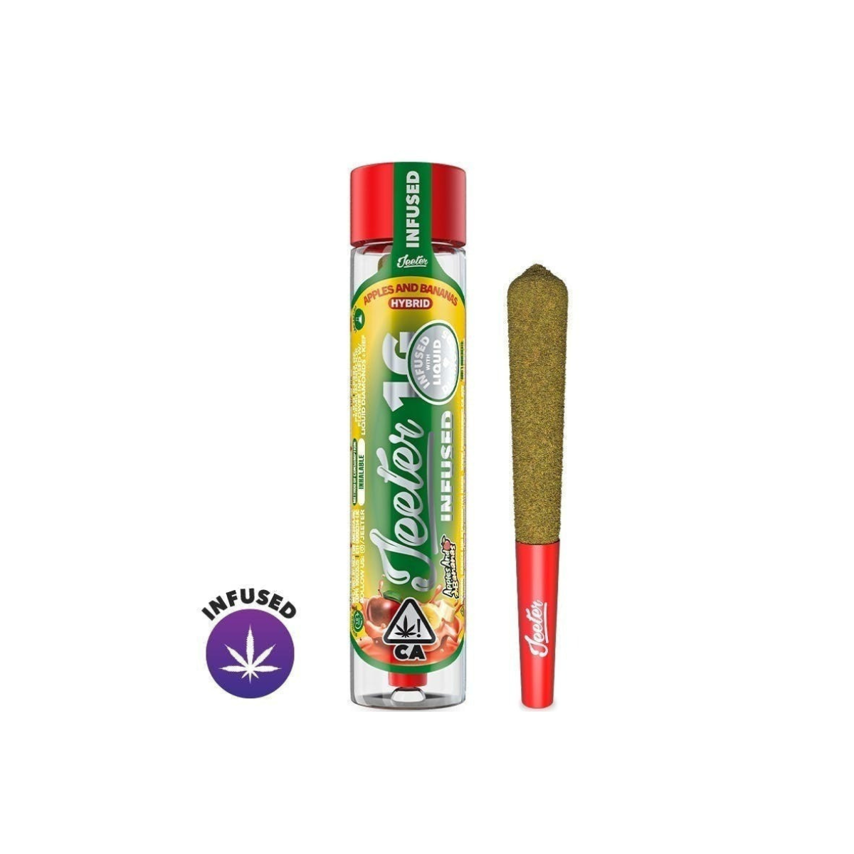 Apples and Bananas (H) | Baby Jeeter Infused Preroll .5g (single) | Jeeter