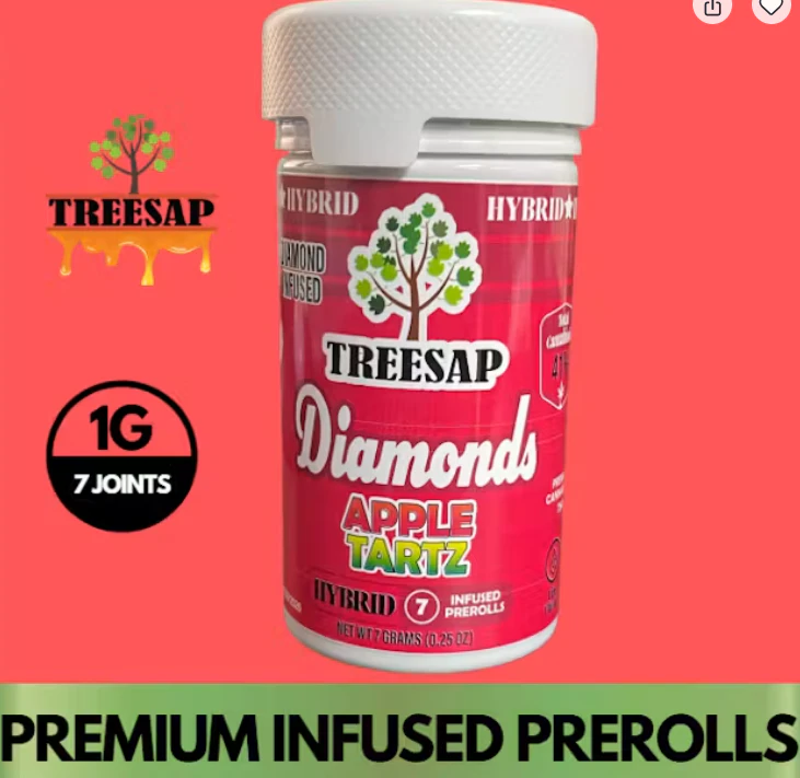 Treesap - OK - Apple Tartz - 7g - 7pk - Infused Main Image