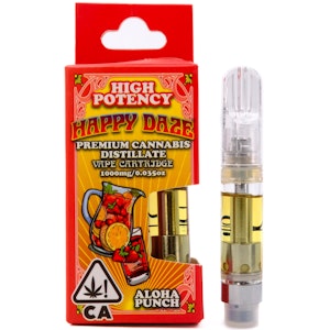 HAPPY DAZE - Aloha Punch 1g Distillate Cart - Happy Daze