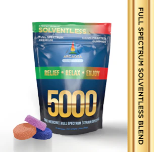 Arcadia Brands - 10pk 5000mg Full Spectrum Gummies - Orange Cream