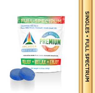 Arcadia Brands - 2pk 200mg Full Spectrum Singles Gummies - Mango