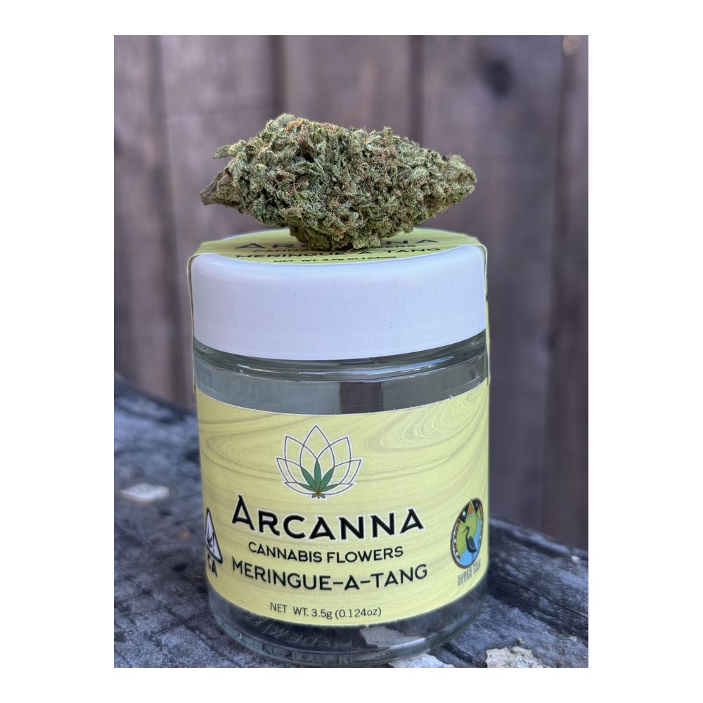 Arcanna | Meringue-A-Tang | Sungrown Flower | 1/8oz