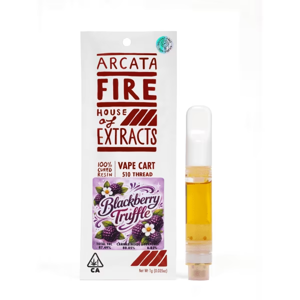 Arcata Fire | Blackberry Truffle | Cured Resin | Cartridge