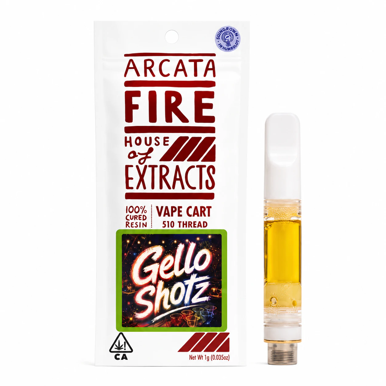 Arcata Fire - Arcata Fire | Gello Shotz | Cured Resin | Cartridge Main Image