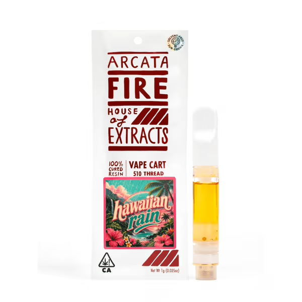 Arcata Fire | Hawaiian Rain | Cured Resin | Cartridge