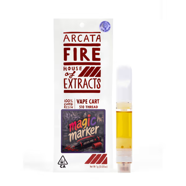 Arcata Fire | Magic Marker | Cured Resin | Cartridge