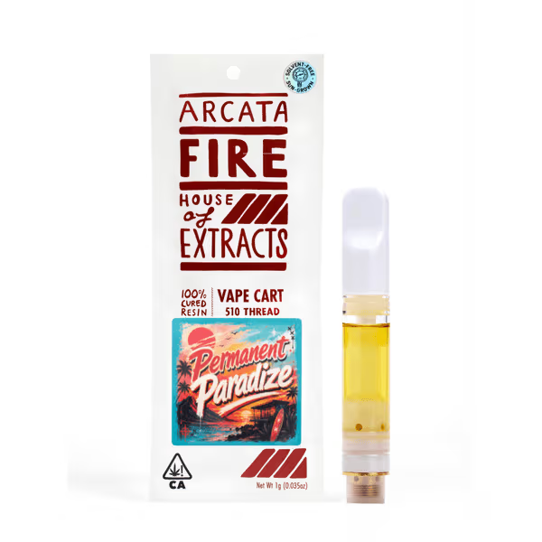 Arcata Fire | Permanent Paradize | Cured Resin | Cartridge