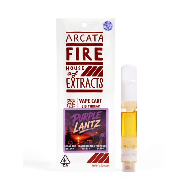 Arcata Fire | Purple Lantz | Cured Resin | Cartridge