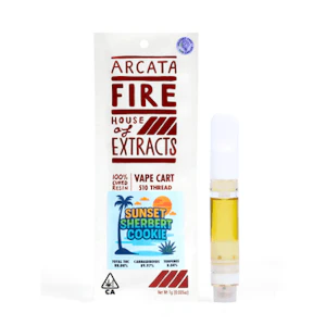 Arcata Fire - Arcata Fire | Sunset Sherbert Cookie | Cured Resin | Cartridge