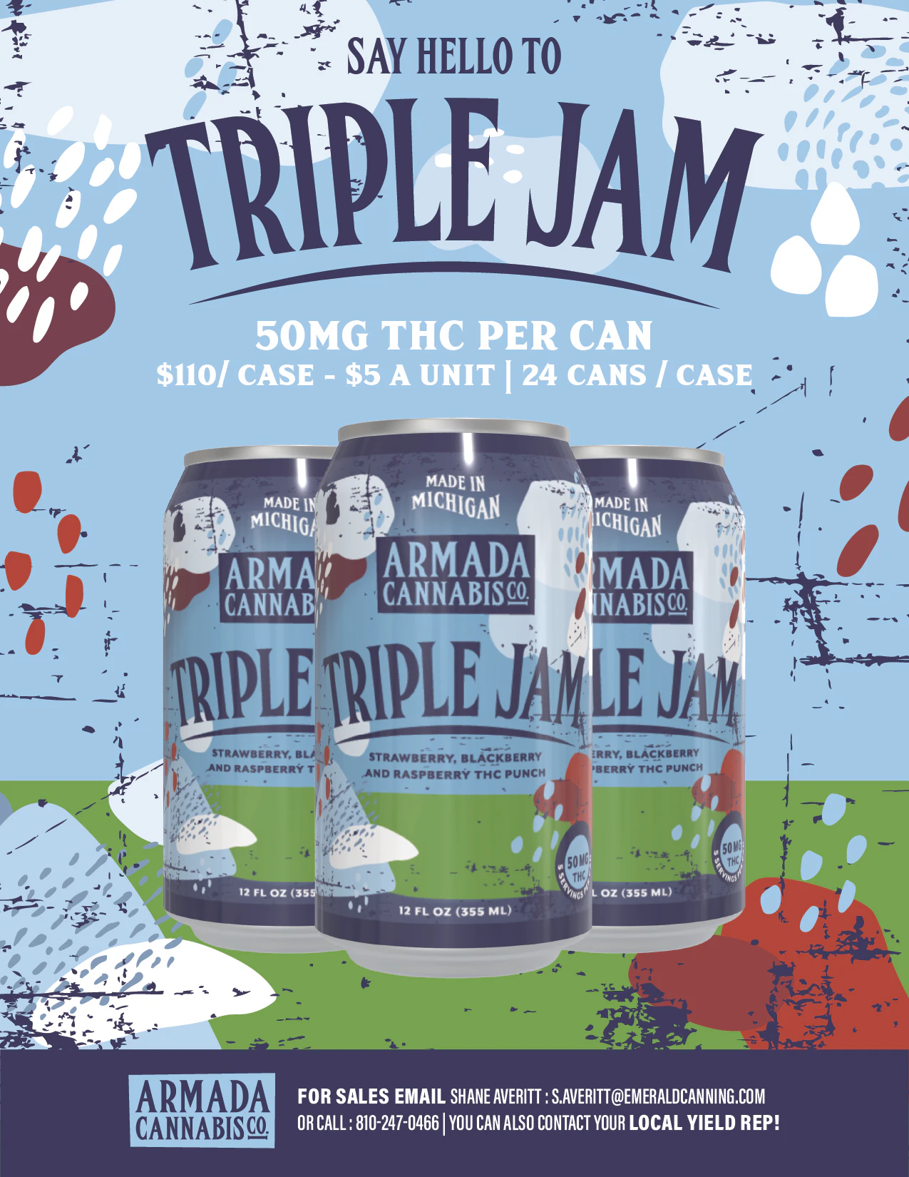 Armada Cannabis Co. - Armada Cannabis Co - Triple Jam Cider 50mg Main Image