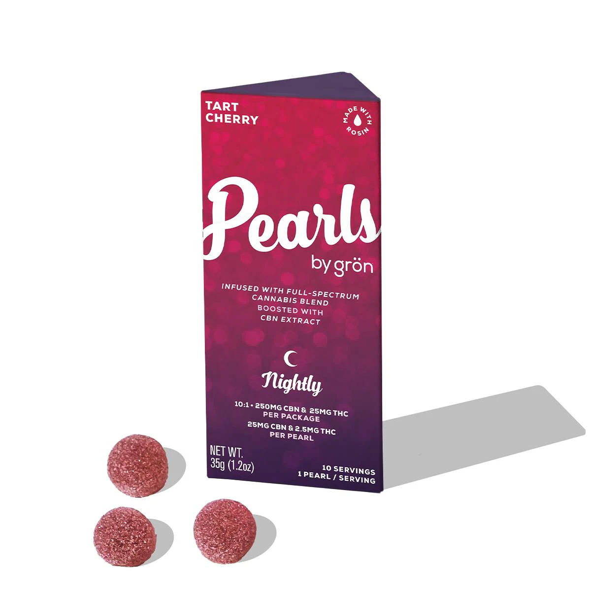 GRON - Tart Cherry | Edible | 2.5mg x 10pk | Gron Main Image