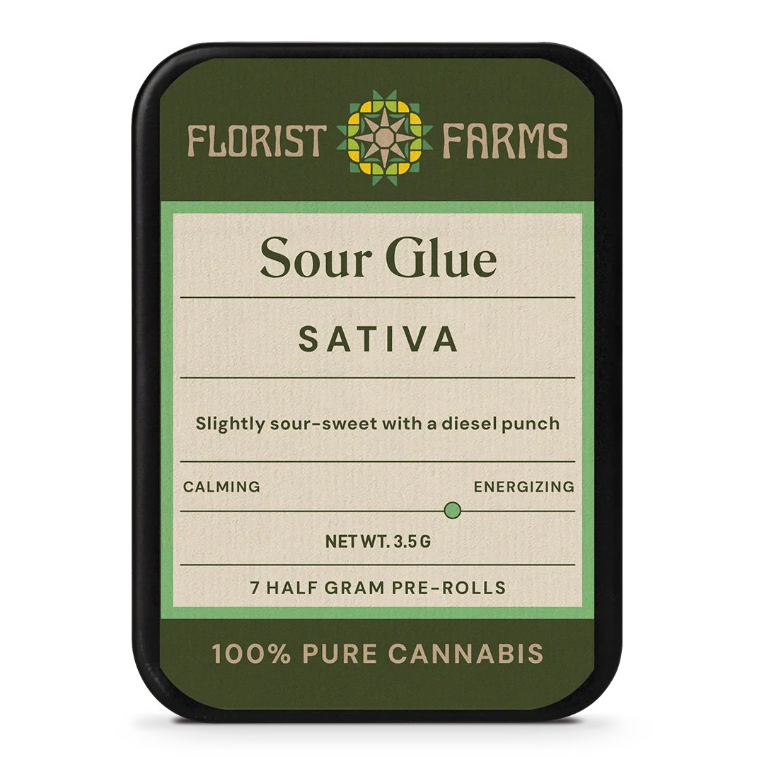 Florist Farms - Sour Glue | Preroll | .5g x 7pk | Florist Farms Main Image