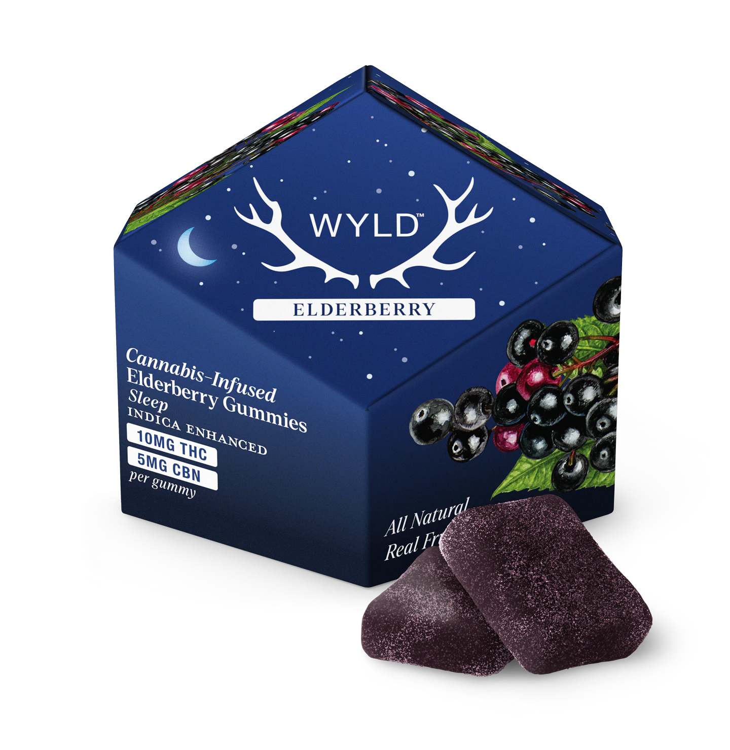 WYLD - Elderberry | Edible | 10mg x 10pk | Wyld Main Image
