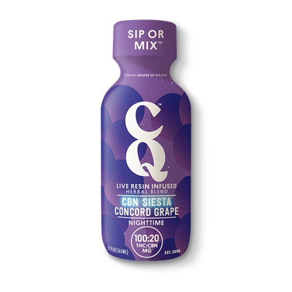 CQ Drinks - Concord Grape | Liquid Edible | 2oz | CQ Main Image