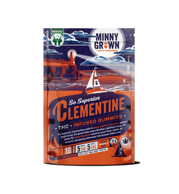 Minny Grown - Cascade Clementine | Edible | 10mg x 10pk | Minny Grown Main Image