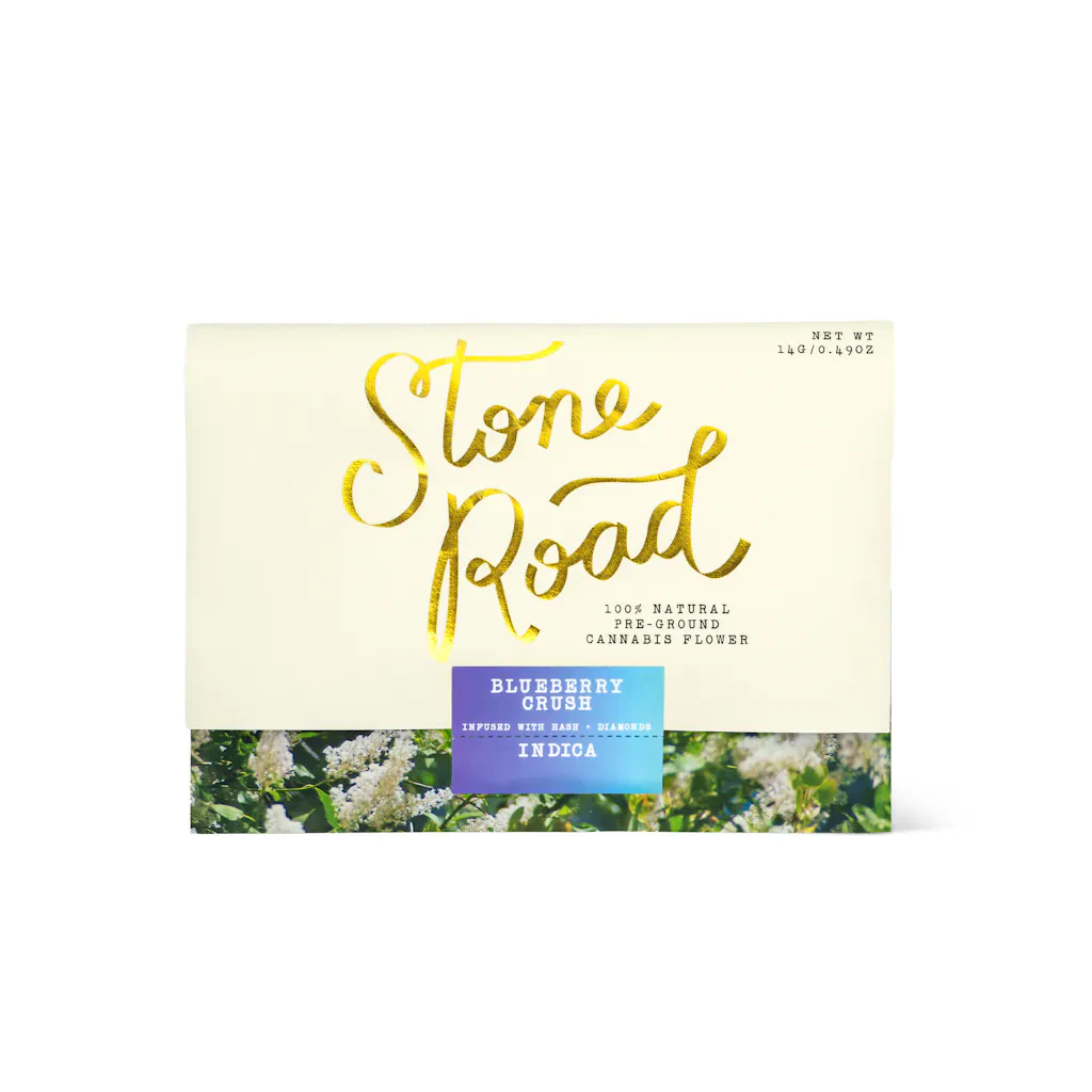 STONE ROAD - Blueberry Crush | Flower Ground | 14g | Stone Road Main Image
