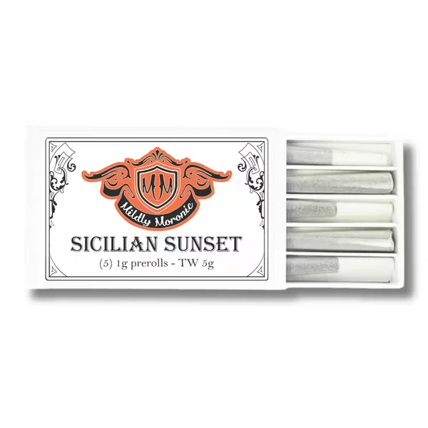 Mildly Moronic - Sicilian Sunset | Preroll | 1g x 5pk | Mildly Moronic Main Image