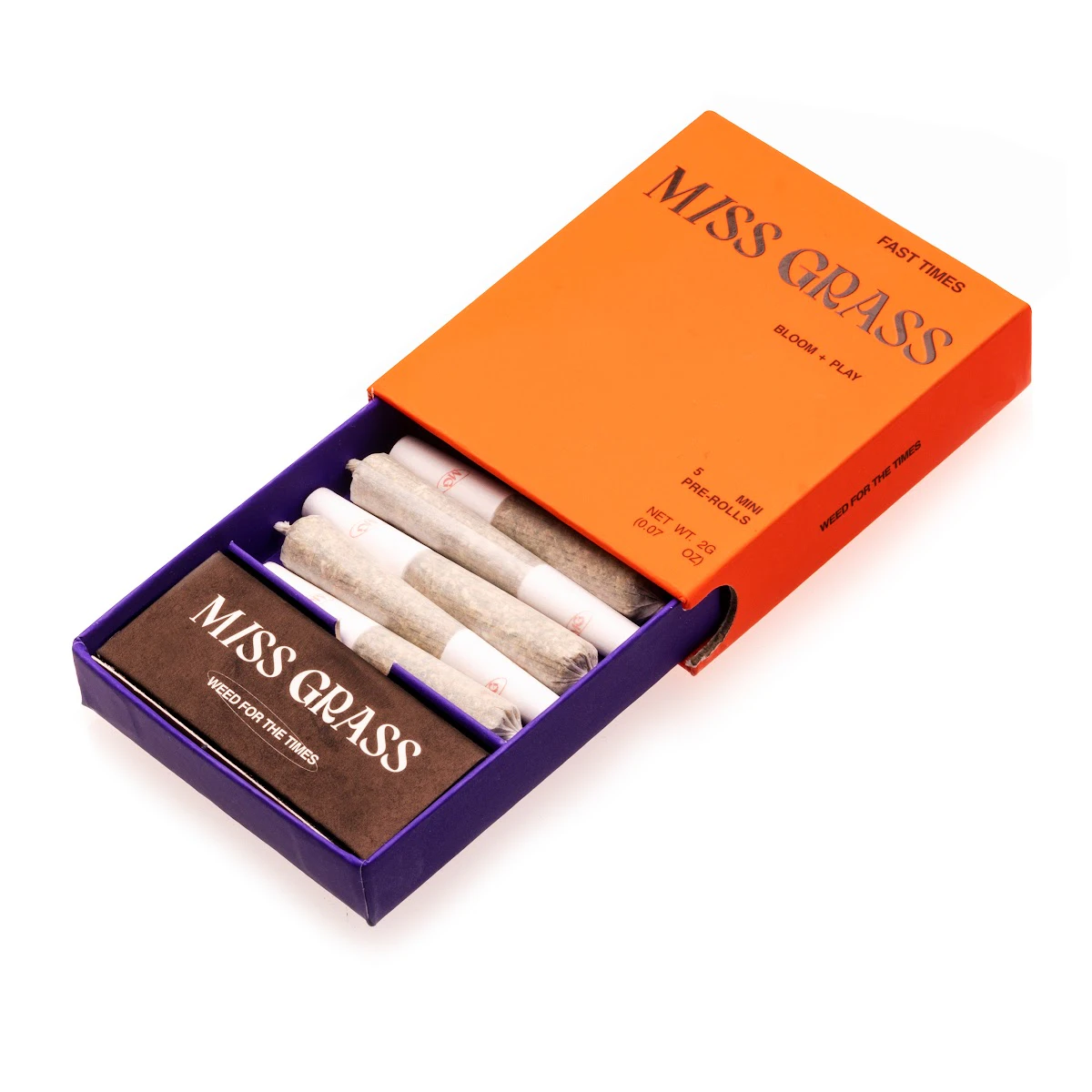 Miss Grass - Cherry Bomb | Preroll | .4g x 5pk | Miss Grass Main Image