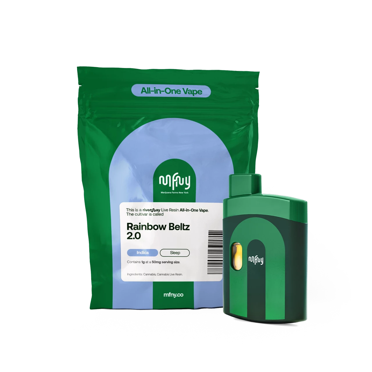 MFNY - Rainbow Beltz 2.0 | Vape | 1g | MFNY Main Image