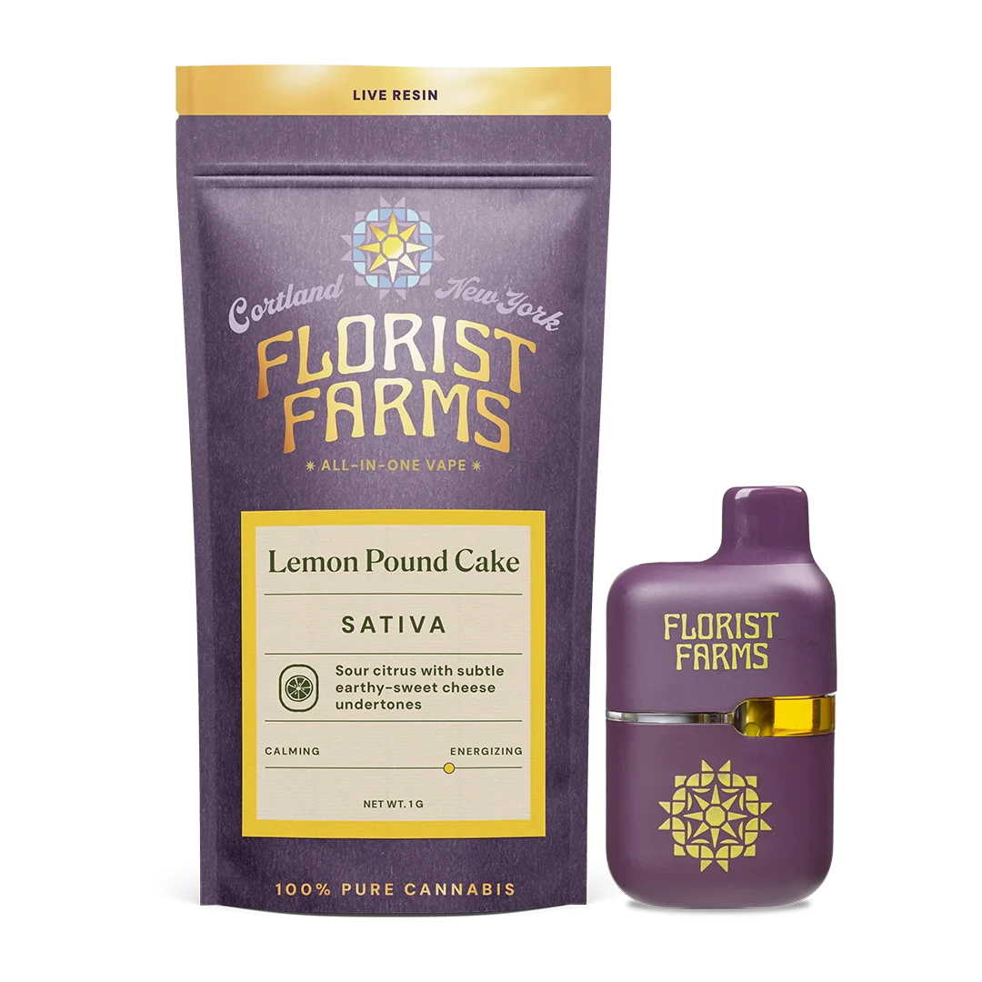 Florist Farms - Lemon Pound Cake | Vape | 1g | Florist Farms Main Image