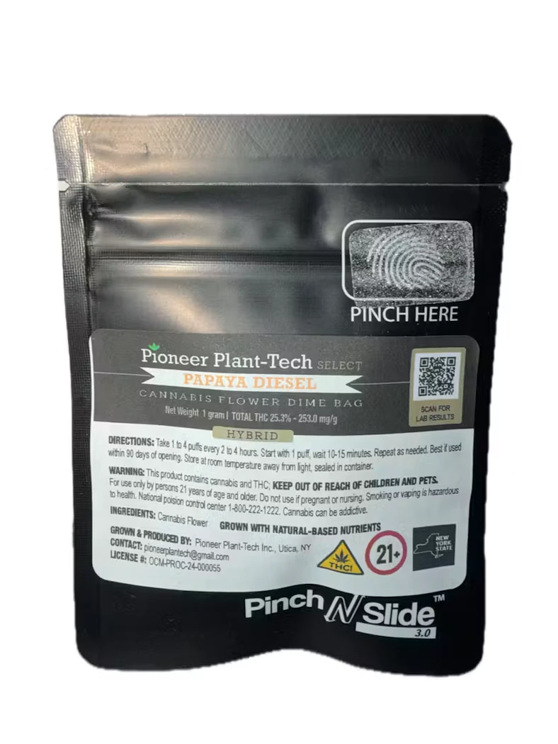 Pioneer Plant-Tech - Papaya Diesel | Flower | 1g | Pioneer Plant-Tech Main Image