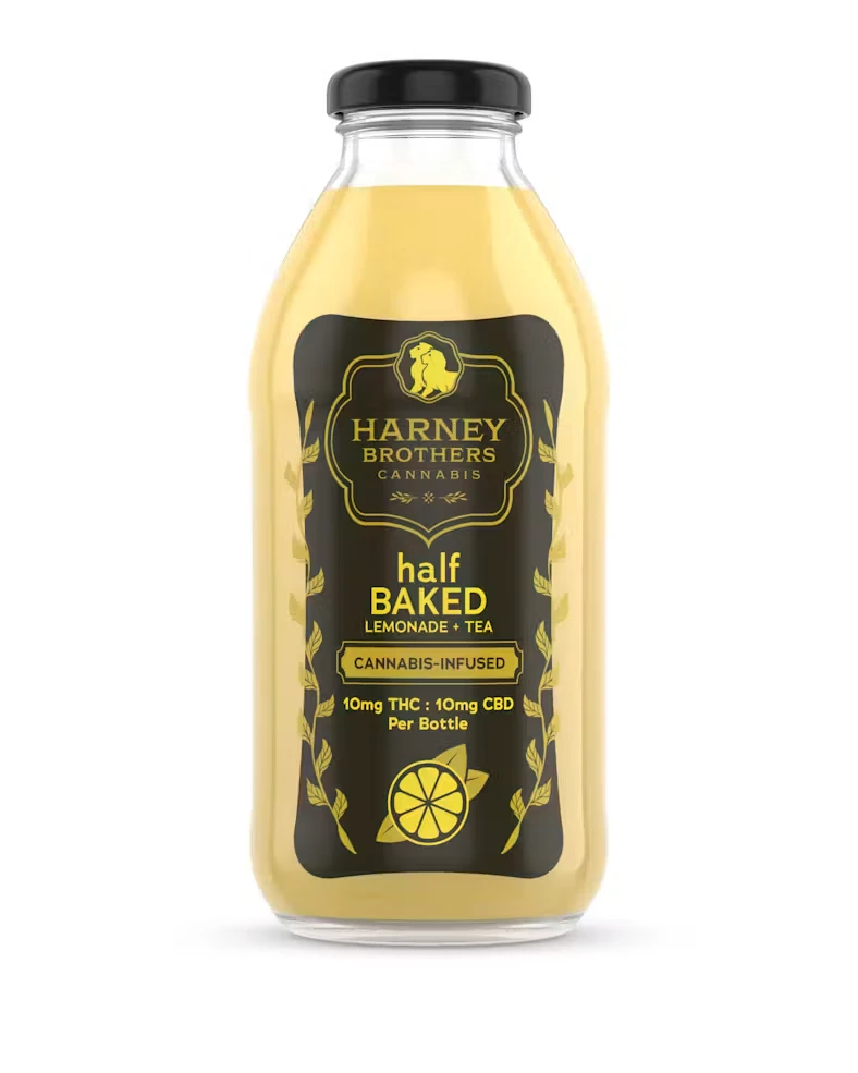 Harney Brothers Cannabis - Half Baked Lemonade + Iced Tea | Drink | 16oz | Harney Brothers Main Image