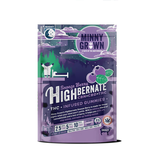 Minny Grown - Snooze Berry Hibernate | Edible | 10mg x 10pk | Minny Grown Main Image