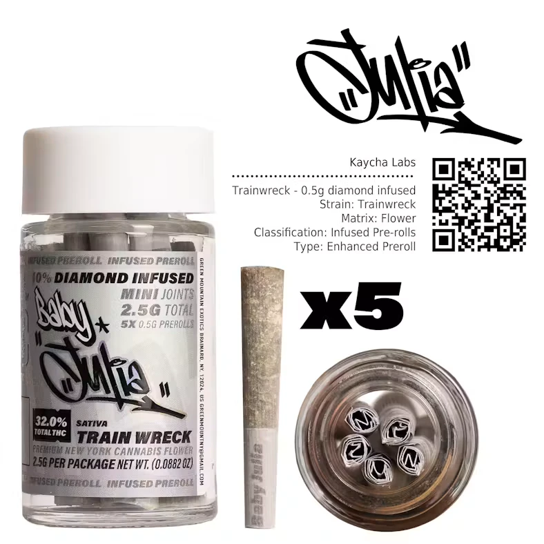 JULIA - Train Wreck | Infused Preroll | .5g x 5pk | Julia Main Image