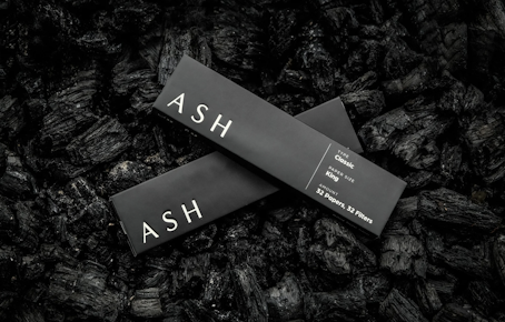 ASH I Accessory I Black I Classic King Size Rolling Paper + Filters