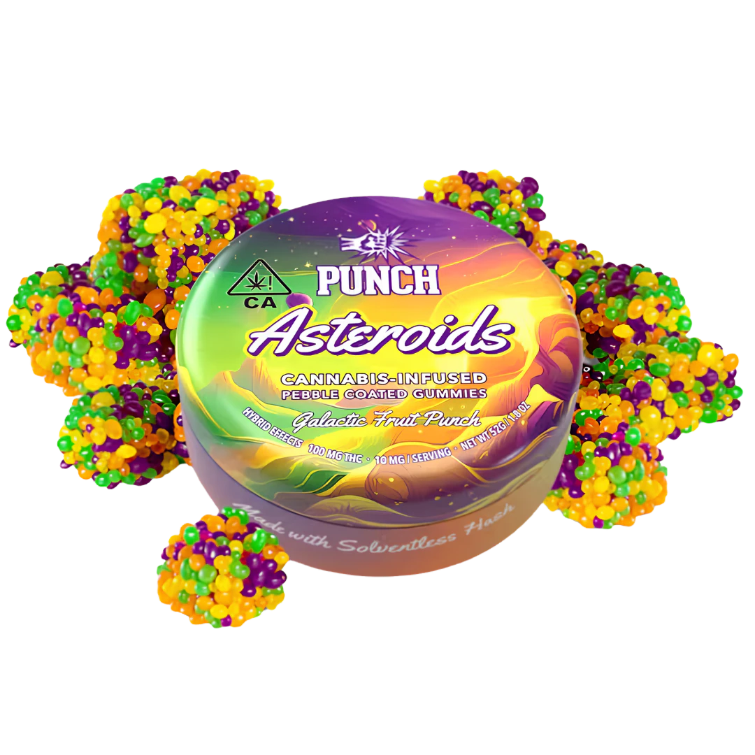 Punch Edibles - Punch Edibles - 100mg Solventless Hash Asteroids - Galactic Fruit Punch Main Image