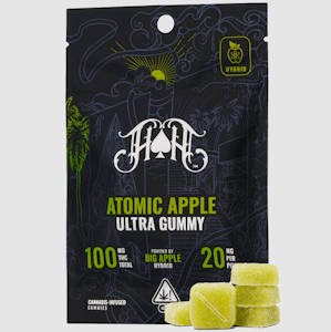 HEAVY HITTERS - Heavy Hitters- Atomic Apple - Ultra Gummies 100mg THC