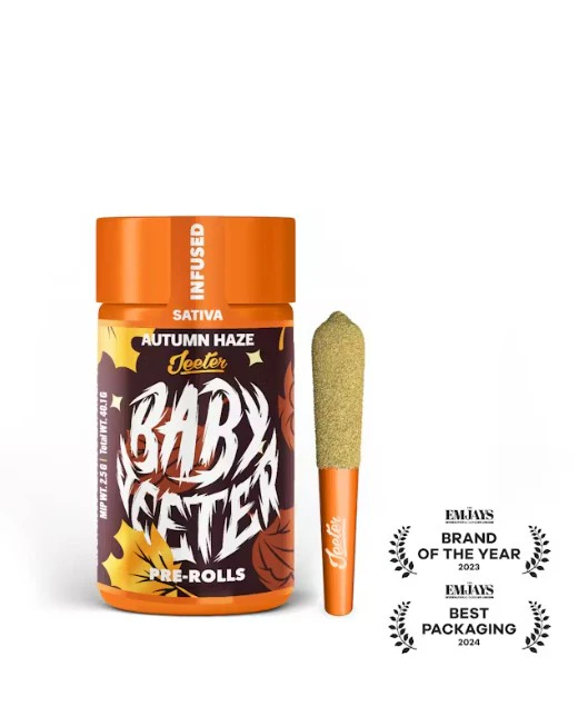 Jeeter - Jeeter - Autum Haze - 2.5g Infused Baby Jeeter Pre-Rolls - 5pk Main Image
