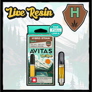 AVITAS - Avitas Alien Mints 1g Live Resin Cartridge - Hybrid