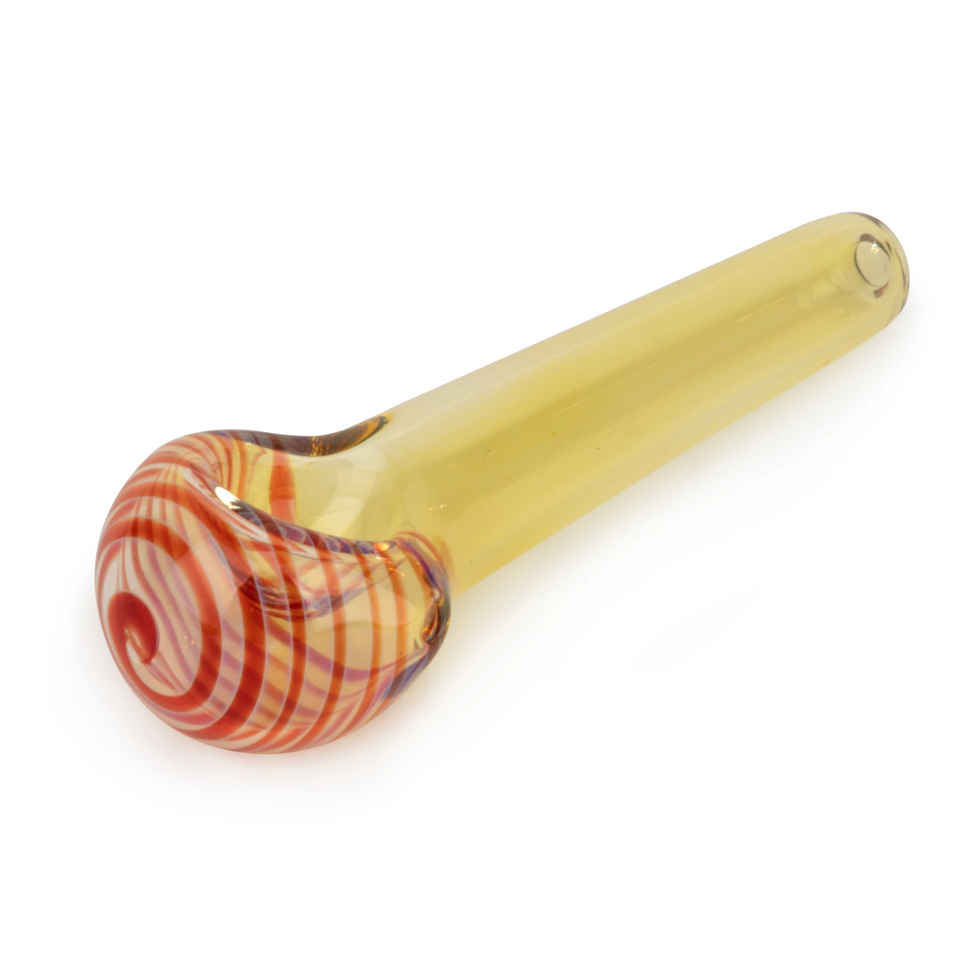 RED EYE TEK GLASS - 3.25" RED ECONO PIPE - RED EYE GLASS Main Image