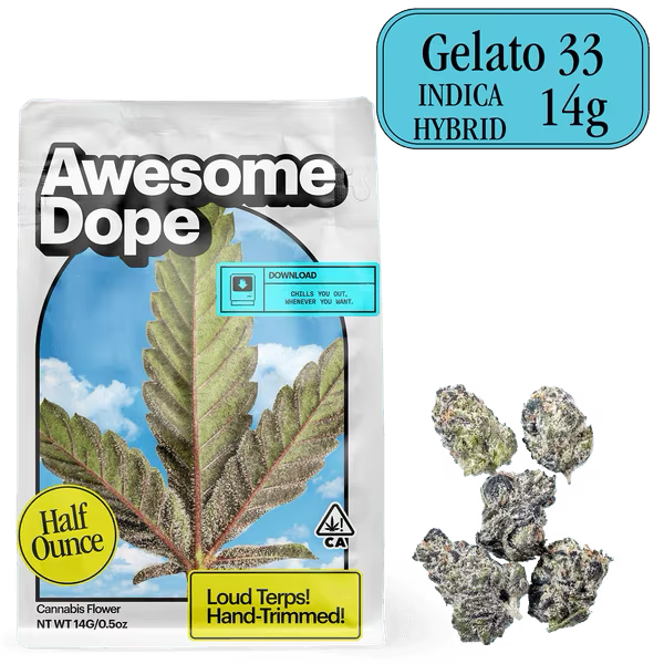 Awesome Dope | Gelato 33 | Smalls | 14g