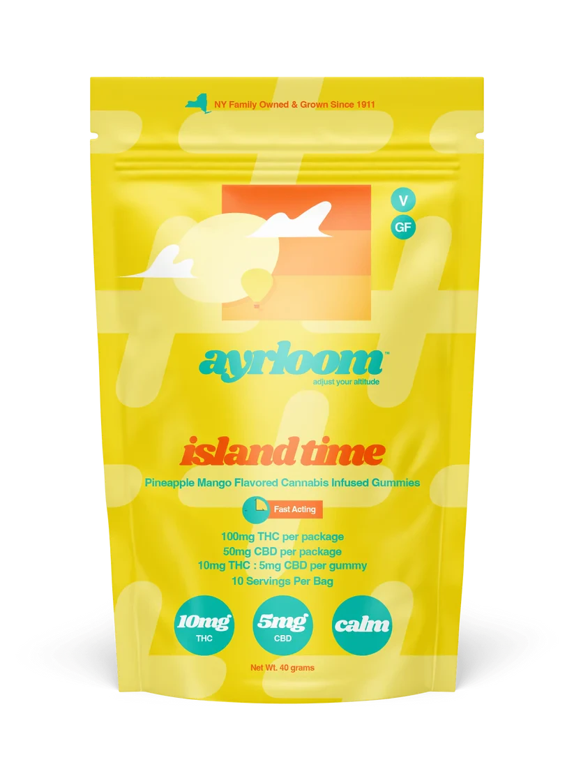 ayrloom - Ayrloom | Island Time | 10THC:5CBD | Gummy | 10PK | 100mg Main Image